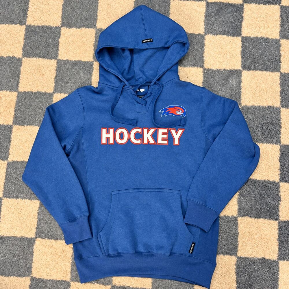 UMass Lowell River Hawks Hockey Hoodie Youth/Adult Small Blue C9 Spor